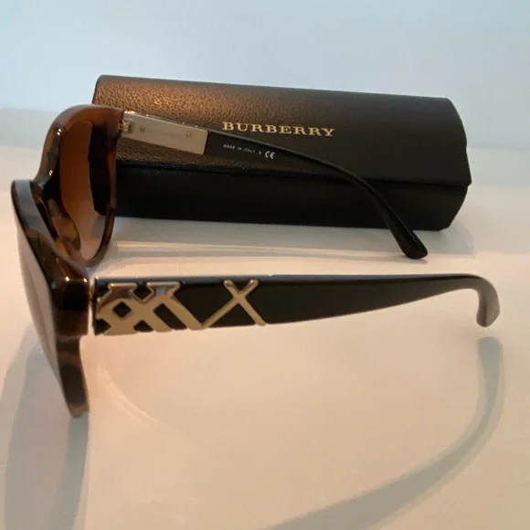 Burberry Women's Tortoise Shell Sunglasses - Picture 2 of 6